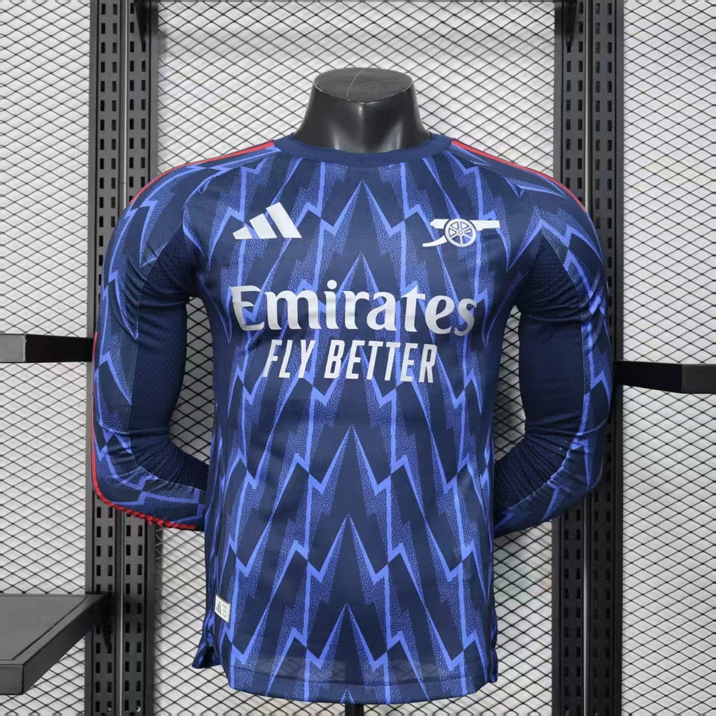 Arsenal 2025-2026 Away Kit Long Sleeve