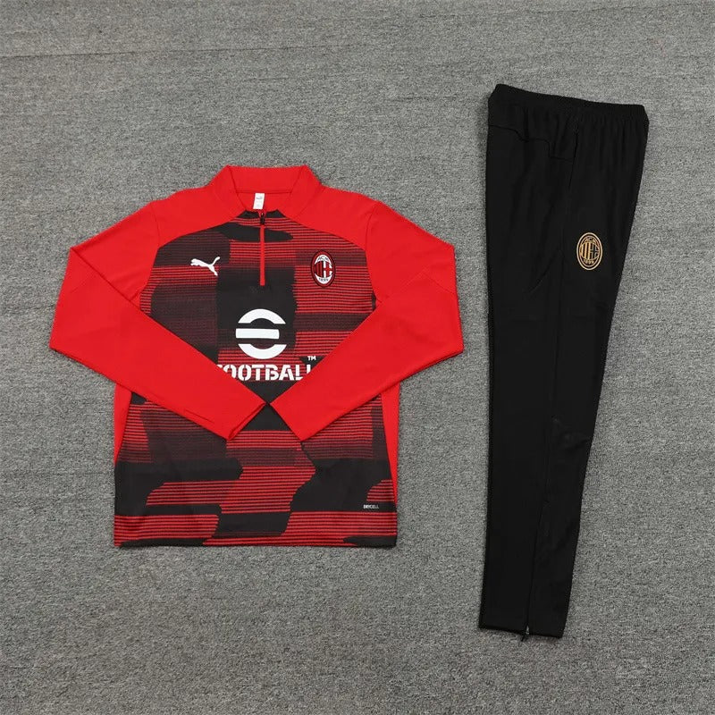AC Milan Red and Black Tracksuit