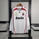 ac milan 2007 ucl long sleeve away kit