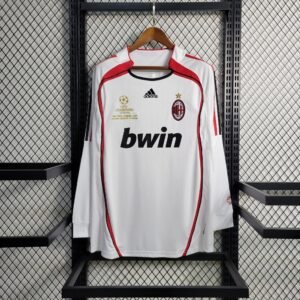 ac milan 2007 ucl long sleeve away kit