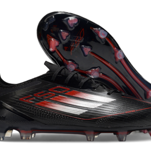 f50 elite fg laced black/red