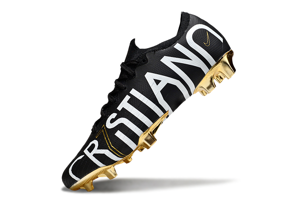 vapor 12 elite fg cr7 black/gold vapor 12 elite fg cr7 black/gold