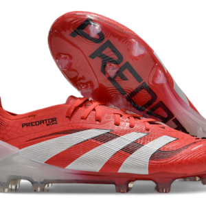 predator elite fg laces red