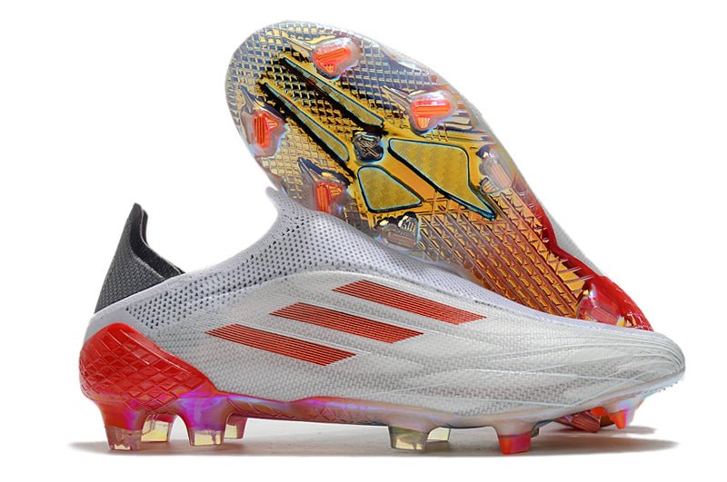 x speed flow +fg laceless white spark x speed flow +fg laceless white spark