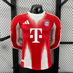 bayern munchen 2025 2026 long sleeve home kit