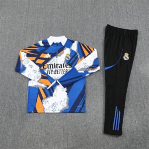 real madrid “electric prism” tracksuit