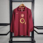 arsenal 2005 2006 home kit long sleeve
