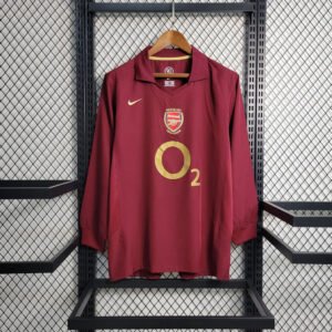 arsenal 2005 2006 home kit long sleeve