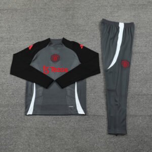 manchester united gray tracksuit iii