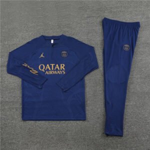 paris saint german dark blue tracksuit