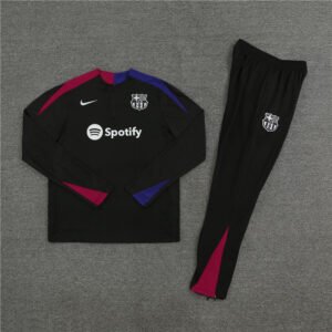 barcelona black tracksuit iv