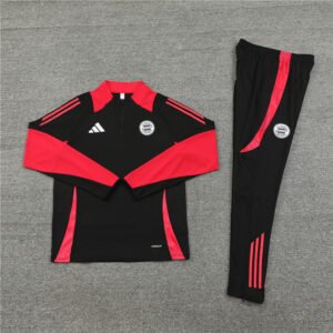 bayern munchen black and red tracksuit