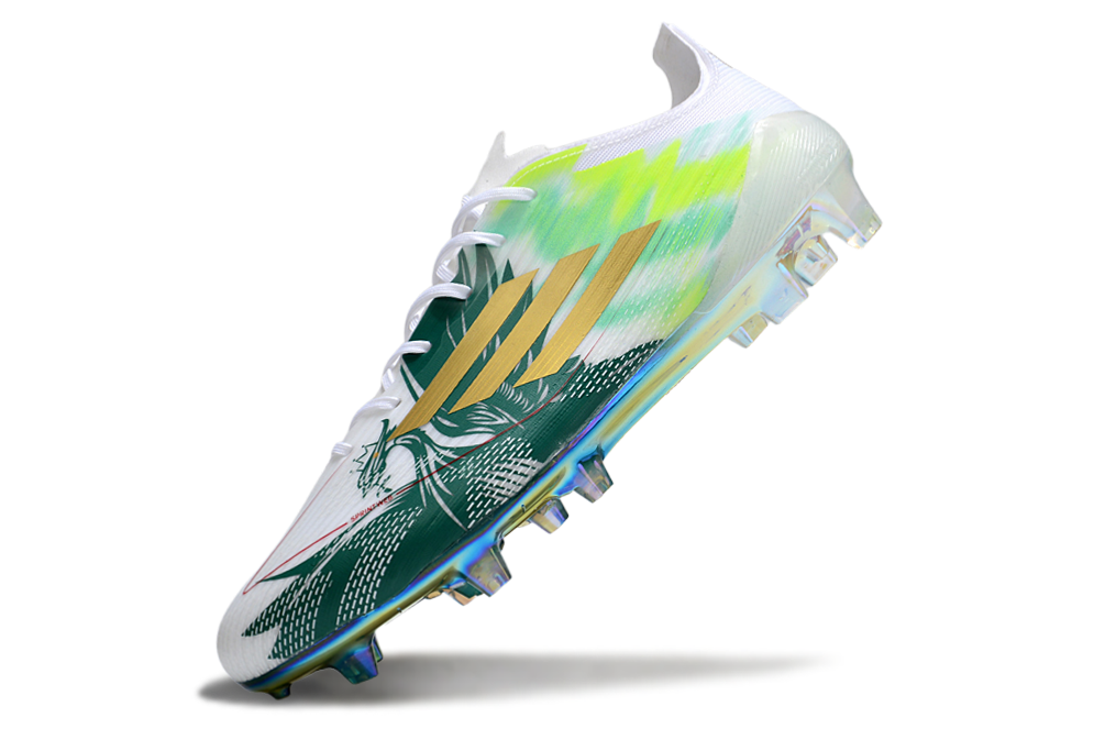 f50 elite fg laced green/white f50 elite fg laced green/white