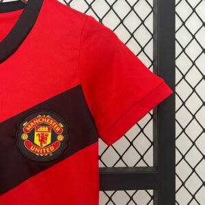manchester united retro 09/10 home jersey kids