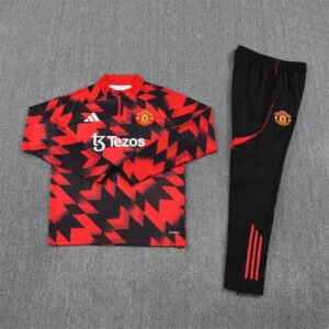 manchester united “shockwave red” tracksuit