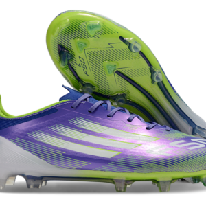 f50 elite fg laced purple/green