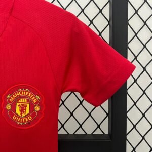 manchester united retro 06/07 home jersey kids