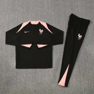 france black and pink tracksuit
