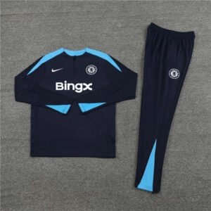 chelsea dark blue tracksuit